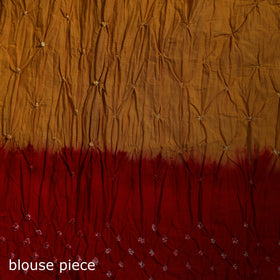 Kutch Tie-Dye Bandhani Cotton Saree with Blouse Piece 49