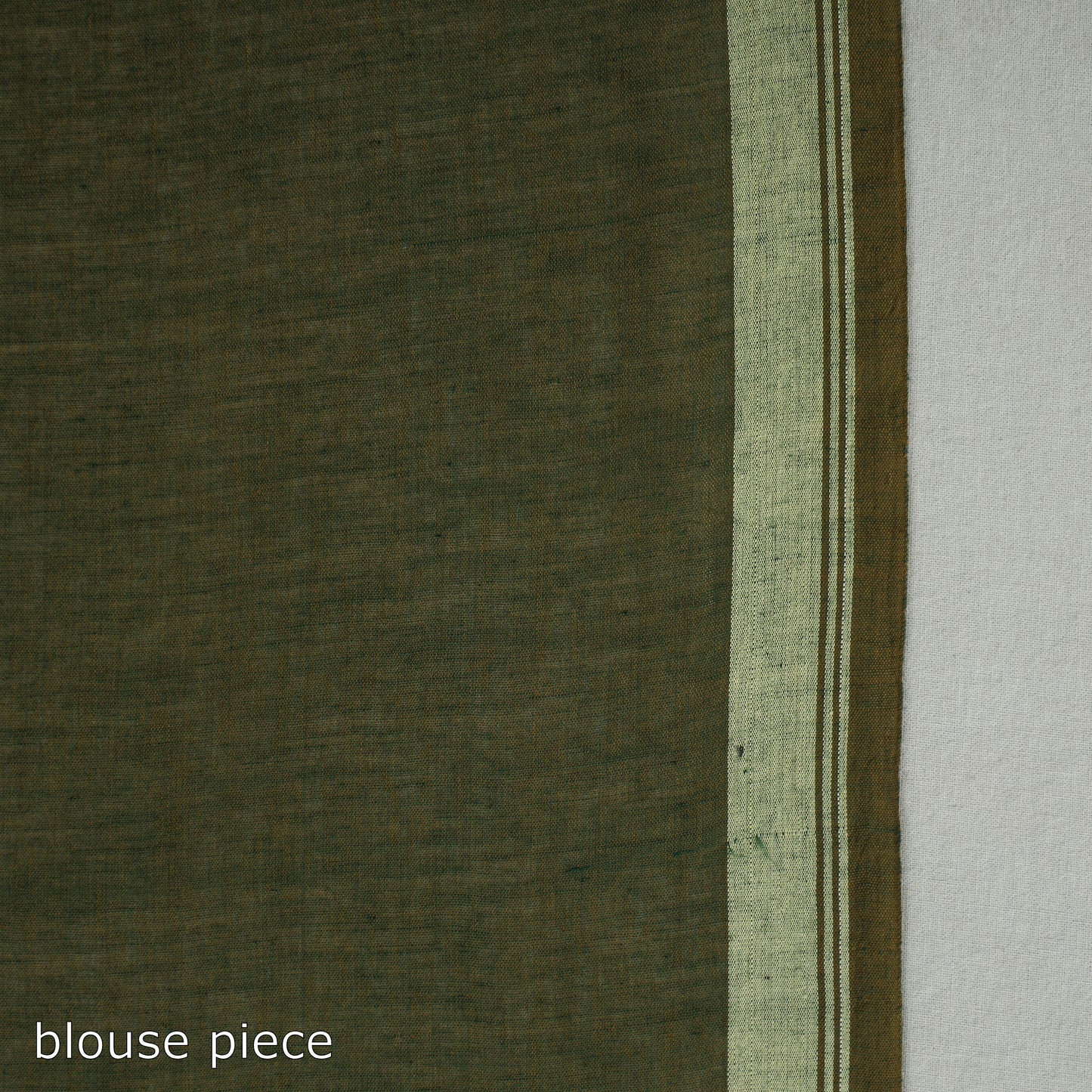 Green - Handloom Cotton Phulia Jamdani Saree with Tassels 20