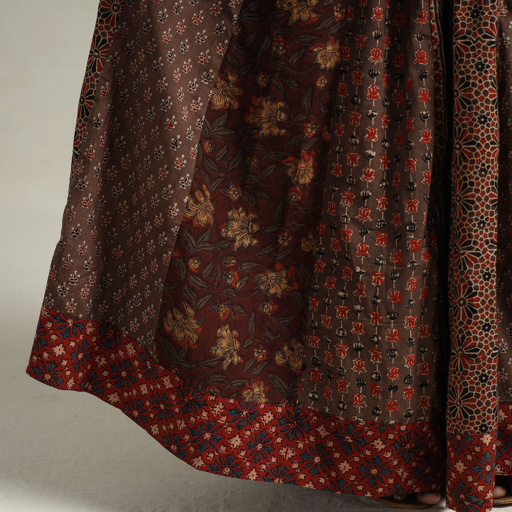 Ajrakh Patchwork Skirt 