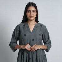 jacquard cotton dress