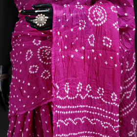 Kutch Bandhani Tie-Dye Cotton Saree 62