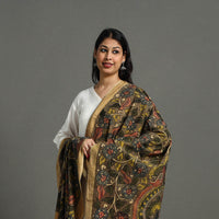 Mangalagiri Cotton Handpainted Pen Work Kalamkari Dupatta 11