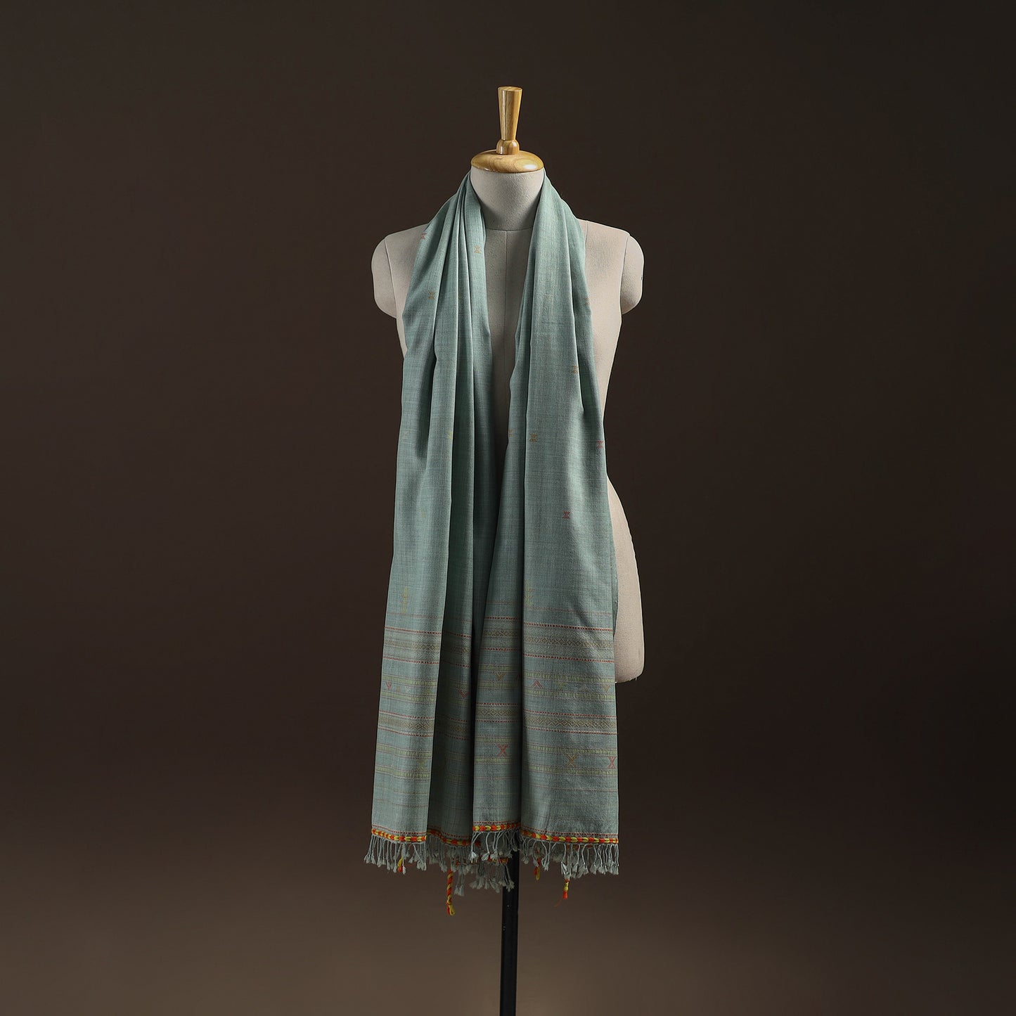 Kutch Bhujodi Handwoven Merino Wool Shawl 14