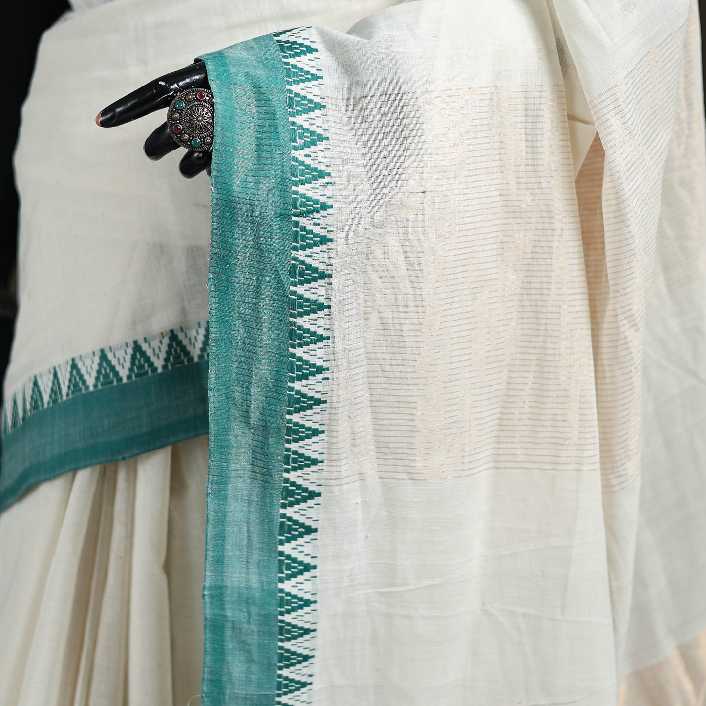 Dobby Kuppadam Pure Handloom Cotton Saree 15
