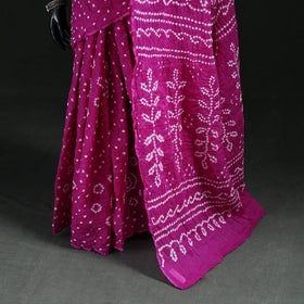 Kutch Bandhani Tie-Dye Cotton Saree 62