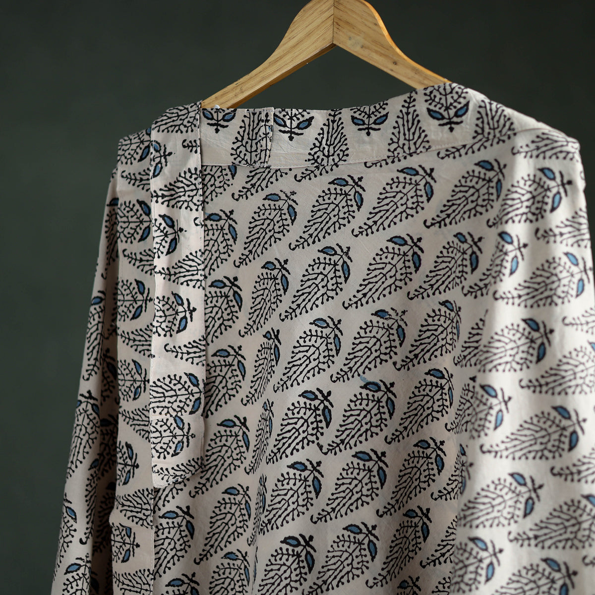 Ajrakh Hand Block Print Cotton Wrap Around Skirt 10