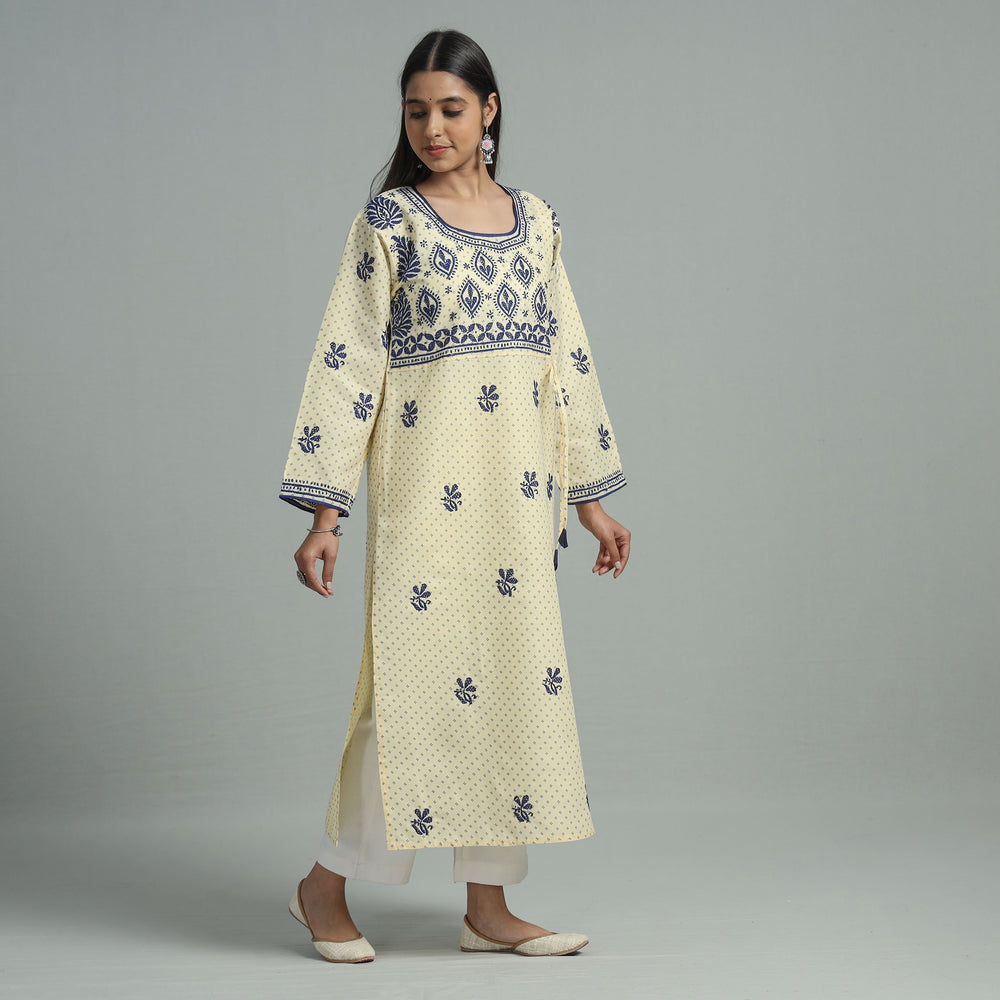 Chikankari Embroidered Kurta