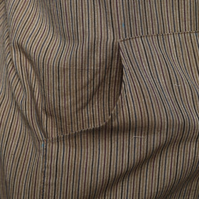 Grey - jhiri handloom cotton apron with pocket 11