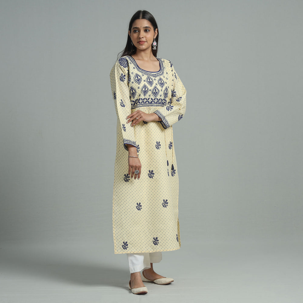 Chikankari Embroidered Kurta