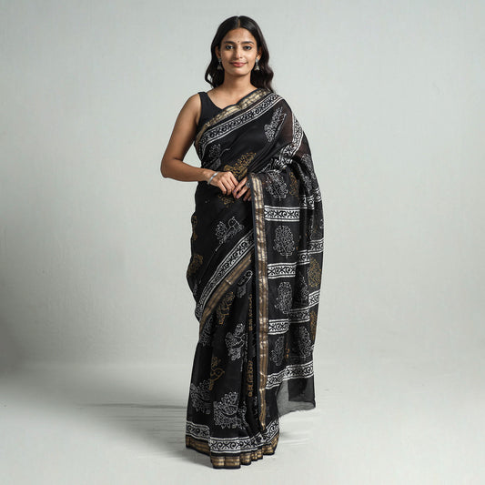 Batik Print Saree