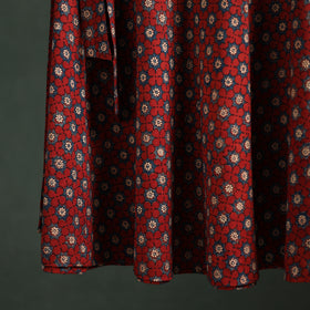 Ajrakh Hand Block Print Cotton Wrap Around Skirt 32
