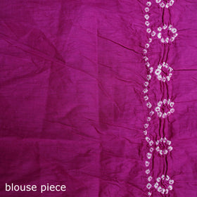 Kutch Bandhani Tie-Dye Cotton Saree 62