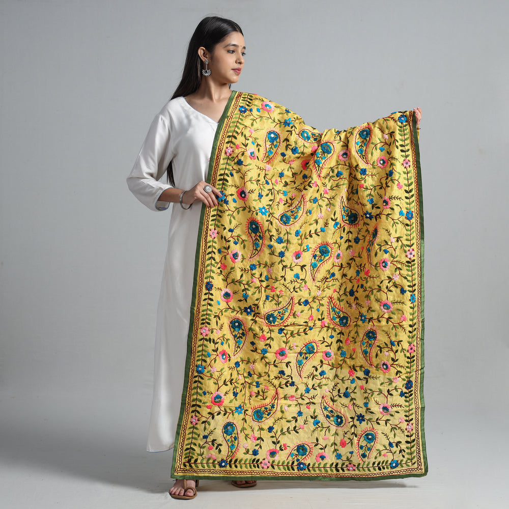 Phulkari Embroidered Dupatta