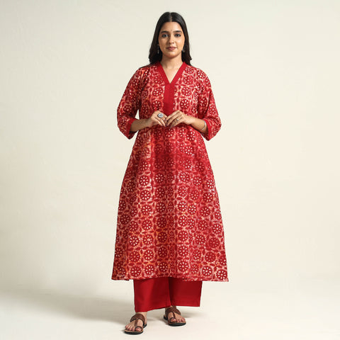 Batik Kurta with Palazzo Set
