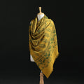 Ajrakh Hand Block Print Natural Dyed Handwoven Acrylic Wool Shawl 30