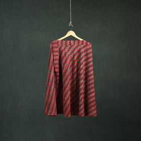 Ajrakh Hand Block Print Cotton Wrap Around Skirt 33
