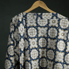 Ajrakh Hand Block Print Cotton Wrap Around Skirt 11