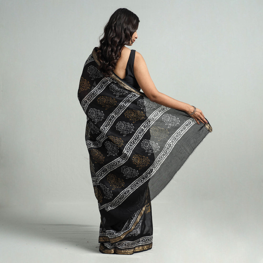 Batik Print Saree