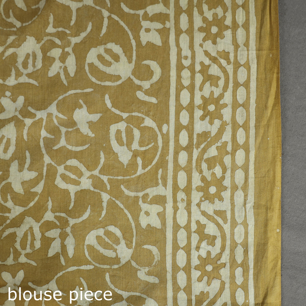 block printed saree