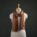 Brown - Double Shade Kumaun Handwoven Pure Merino Wool Stole 153
