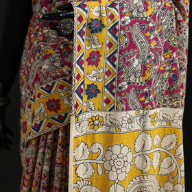 Kalamkari Printed Cotton Saree 13
