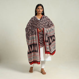 Authentic Bagh Hand Block Print Dupatta 