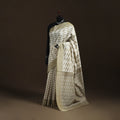 Pochampally Ikat Weave Mercerised Cotton Saree 11