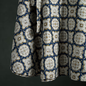 Ajrakh Hand Block Print Cotton Wrap Around Skirt 11