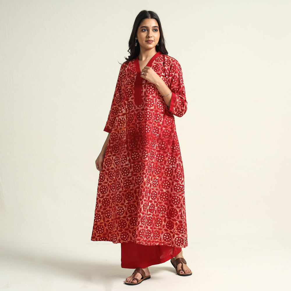 Batik Kurta with Palazzo Set
