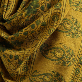 Ajrakh Hand Block Print Natural Dyed Handwoven Acrylic Wool Shawl 30