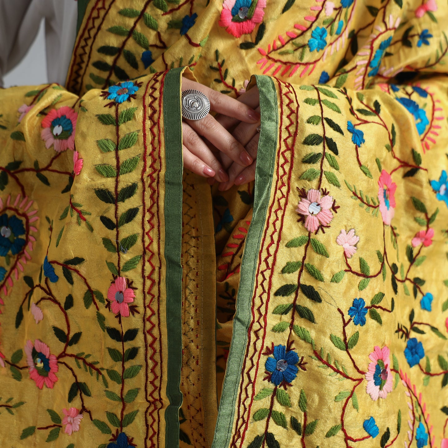 Phulkari Embroidered Dupatta