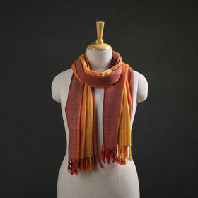 Multicolor - Double Shade Kumaun Handwoven Pure Merino Wool Stole 154