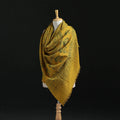Ajrakh Hand Block Print Natural Dyed Handwoven Acrylic Wool Shawl 31