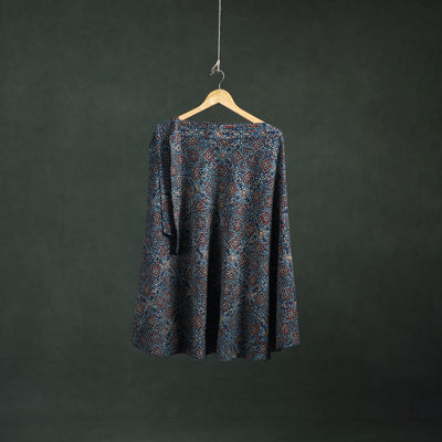 Ajrakh Hand Block Print Cotton Wrap Around Skirt 34