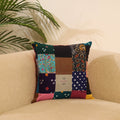 Buy Multicolor Handcrafted Cotton Patchwork Cushion Cover