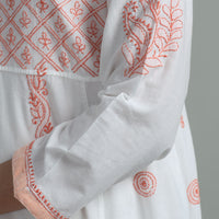 chikankari embroidered kurta