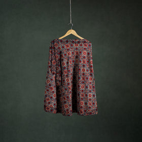 Ajrakh Hand Block Print Cotton Wrap Around Skirt 13