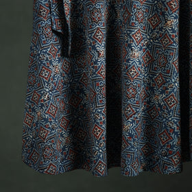 Ajrakh Hand Block Print Cotton Wrap Around Skirt 34