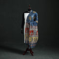 Multicolor - Mata Ni Pachedi Handpainted Natural Dyed Chanderi Silk Handloom Dupatta 26