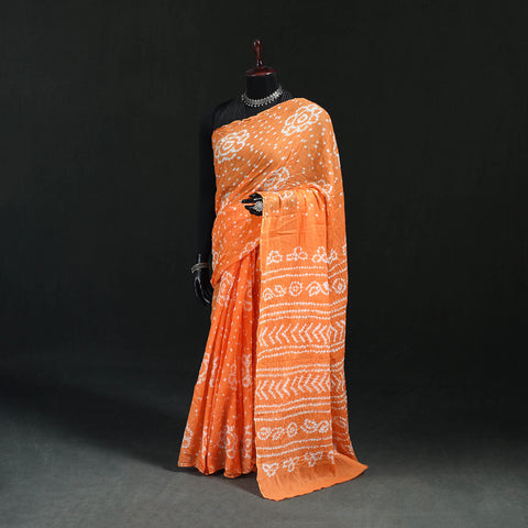 Kutch Bandhani Tie-Dye Cotton Saree 65
