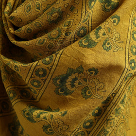 Ajrakh Hand Block Print Natural Dyed Handwoven Acrylic Wool Shawl 31