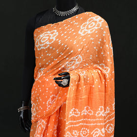 Kutch Bandhani Tie-Dye Cotton Saree 65