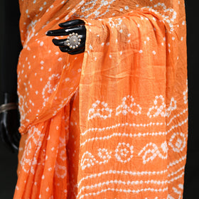 Kutch Bandhani Tie-Dye Cotton Saree 65