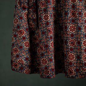 Ajrakh Hand Block Print Cotton Wrap Around Skirt 13