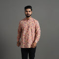 Buy Kantha Stitch Cotton Short Jaipur Kurta for Men
