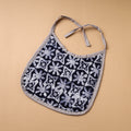 Blue Handmade Cotton Baby Bib