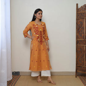 Jamdani Kurta with Dupatta Set