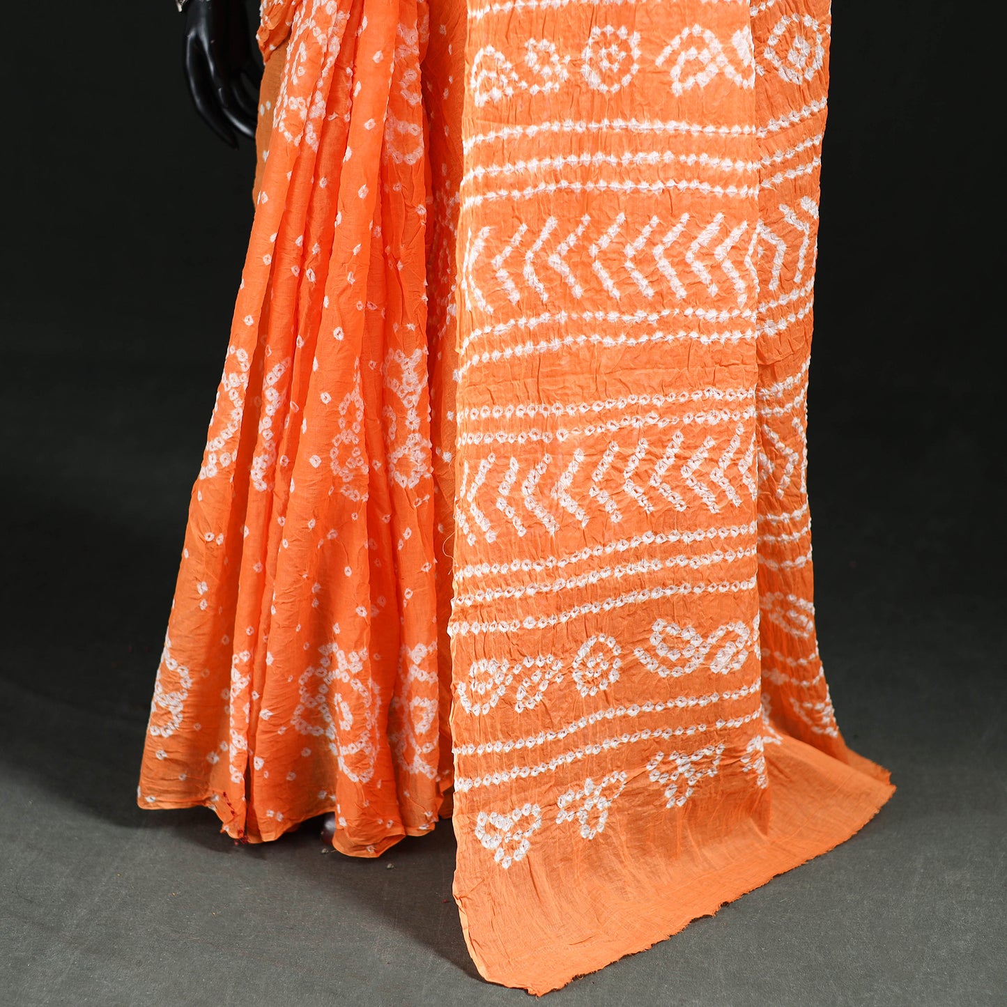 Kutch Bandhani Tie-Dye Cotton Saree 65