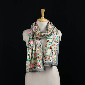 Ranihati Chanderi Silk Hand Embroidered Stole 14