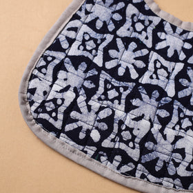 Blue Handmade Cotton Baby Bib